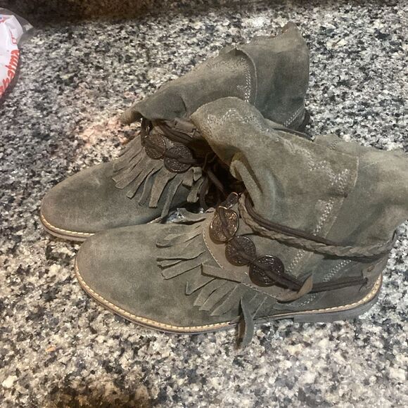Musse & Cloud Anaeh Suede Boots brown size 9 - Picture 2 of 3